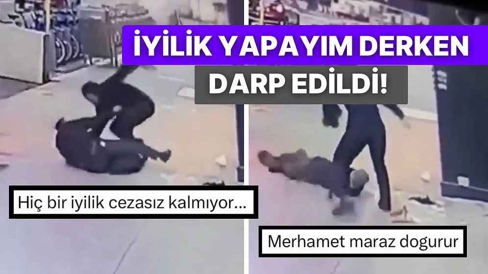 Sokakta Uyuyan Evsizin Üstünü Örtmek İsteyen Yardımsever Yaşlı Adam Soyuldu ve Darp Edildi