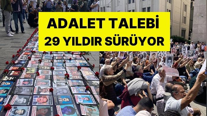Cumartesi Anneleri 1000'inci Haftada Galatasaray Meydanı'nda: Siyasi Partilerden Temsilciler de Katıldı
