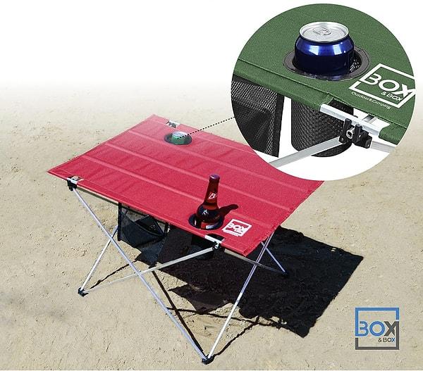 Box&Box Katlanabilir Kumaş Kamp ve Piknik Masası