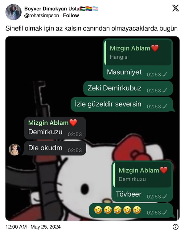 11. Bu kadar az sinefillik görmedim...