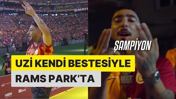 Galatasaray'ın Şampiyonluğu İçin Kutlamalarda Sahne Alan Uzi Kendi Bestelediği "Şampiyon" Marşını Söyledi!