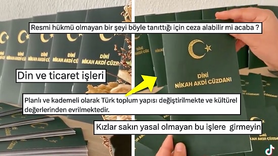 Sosyal Medyada Tanıtımı Yapılan Dini Nikah Cüzdanı Tepki Topladı!