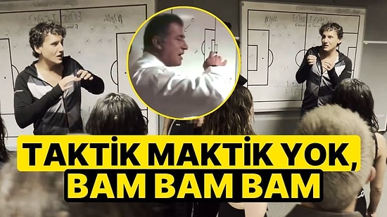 Şarkıcı Edis'in Şampiyonluk Kutlamaları Öncesi Fatih Terim Misali Ekibine Taktik Verdiği Anlar Gündemde