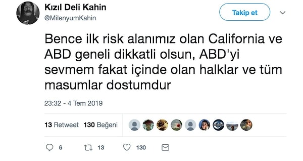 Hem de yaşanacağı eyalete kadar bilmişti.