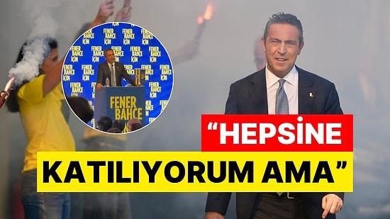 Fenerbahçe Başkanı Ali Koç'tan Sarı-Lacivertli Taraftarların Küfürlü Tezahüratına Yanıt!