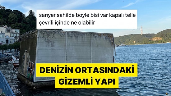 Viral Olan Sarıyer Sahilindeki Yapının Gizemi Çözüldü