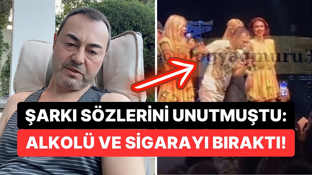 Tatsız Harbiye Konserinden Sonra Yeni Sayfa Açan Serdar Ortaç İçkiyi ve Sigarayı Bıraktığı Açıkladı!