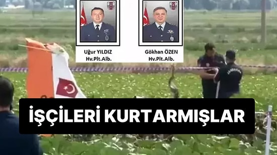 Kayseri’de Düşen Eğitim Uçağı: Şehit Pilotlar Tarladaki İşçileri Kurtarmış