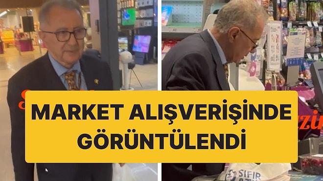 Bir Zamanlar Türkiye’nin En Zenginlerinden Olan Mehmet Emin Karamehmet Market Alışverişinde Görüntülendi