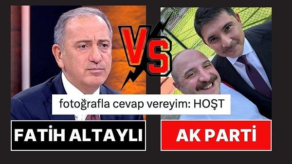 AK Partili Varank ile Gazeteci Fatih Altaylı Atışıyor!