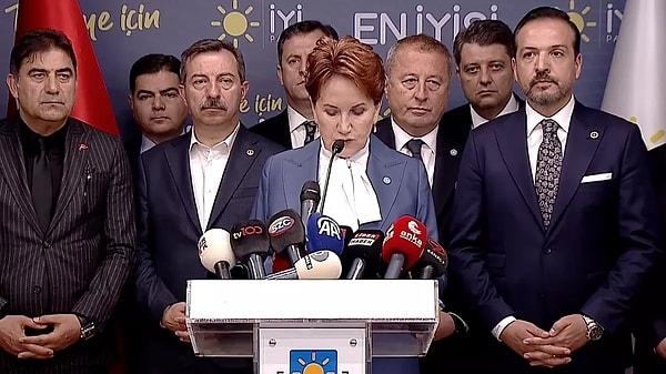 Yerel seçimlerde hezimet yaşayan İYİ Parti’de genel başkan Meral Akşener görevinden istifa etmişti.