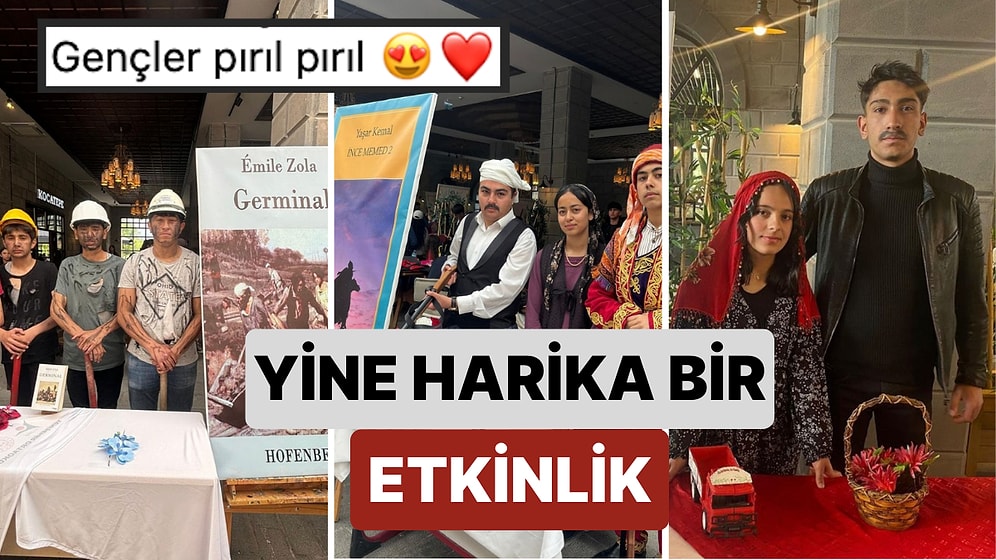 Detaylar Harika: Kars'ta Bir Grup Öğrenci Kült Kitap Karakterlerini Canlandırdıkları Bir Etkinlik Düzenledi