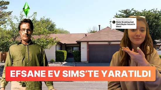 The Sims'te Walter White'ın İkonik Evini Yapan Oyuncunun İşi Kendine Hayran Bıraktı