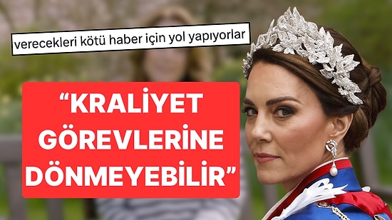 Skandal Yaratan Prenses Kate Middleton'ın Kraliyete Dönmeyeceği İddiası Yine Ortalığı Karıştırdı