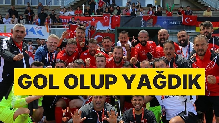 Almanya'yı 11-0 Yendik: Ampute Milli Futbol Takımımız Avrupa Şampiyonası'nda Yarı Finale Yükseldi