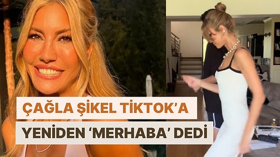 İnziva Yaramış: Oğulları Uzay ve Kuzey ile Birlikte Tiktok'a Geri Dönüş Yapan Çağla Şikel'den Neşeli Paylaşım!