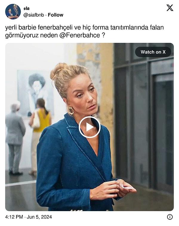 Sosyal medyada Bade İşçil'in Fenerbahçe kimliğini daha çok ön plana çıkartması yönünde haklı bir talep var.