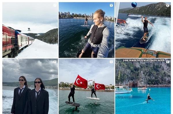 Instagram paylaşımlarından da anlaşılacağı üzere sörf yaparken yeni şeyler denemeyi seven Süleyman Atlı, bu sefer oldukça riskli bir deneyime imza attı.