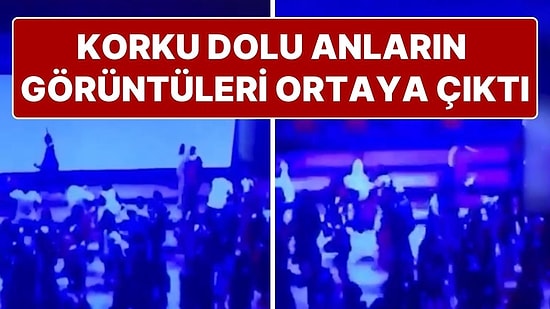 Mezuniyet Töreninde Dev Ekran Devrilmişti: Yaşanan Korku Dolu Anların Görüntüsü Ortaya Çıktı