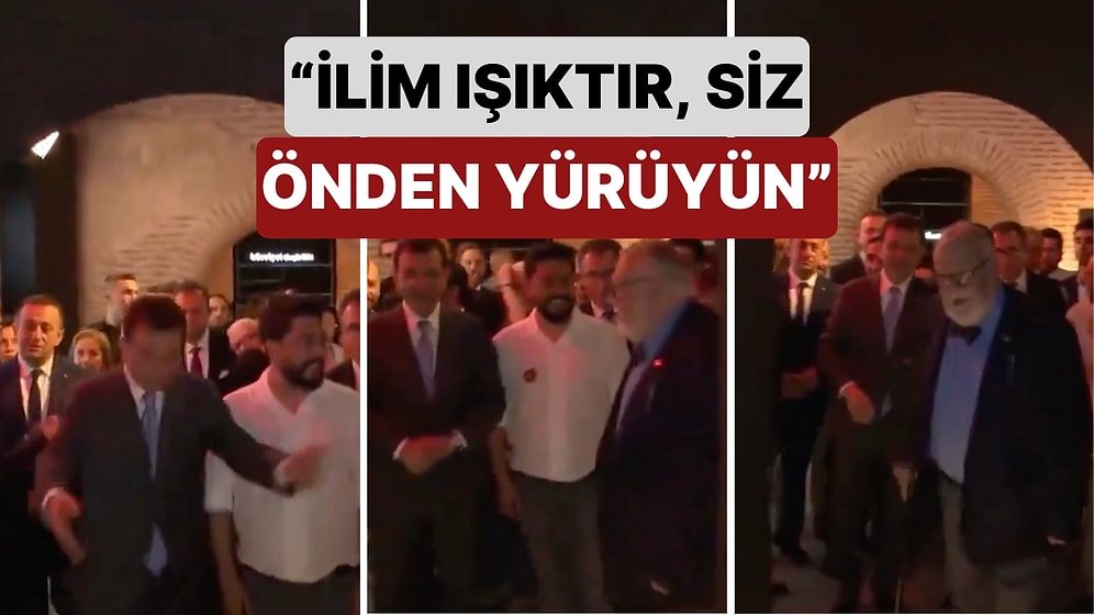 Cumhuriyet Müzesi'nin Açılışında Bir Araya Gelen İmamoğlu ve Celal Şengör'ün Diyaloğu Gündem Oldu