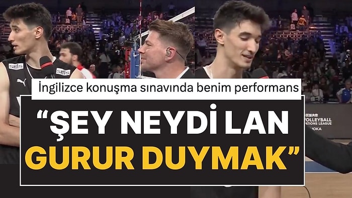 Milli Voleybolcu Efe Mandıracı'dan Gündem Olan İngilizce Röportaj: "Şey Neydi Lan Gurur Duymak"