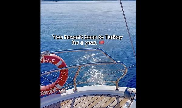 1 yıldır Türkiye'de bulunmayan bir turist geri döndüğünde, değişen fiyatlar karşısında şaşkına döndü.