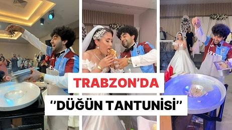 Trabzonlu Bir Tantunici Düğününde Şov Yaptı: Geline Pasta Yerine Tantuni Yedirdi!