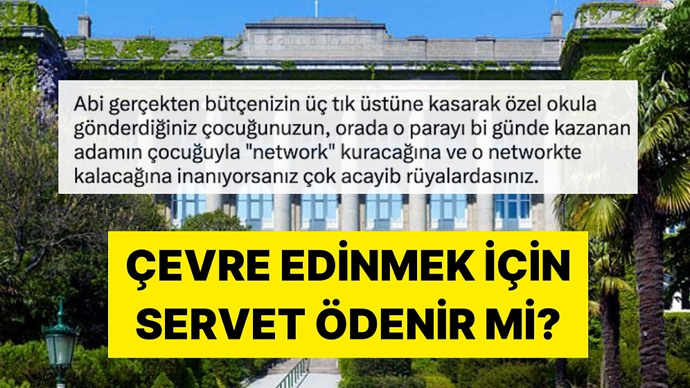 "Network" İçin Özel Okullara Servet Harcanması Sosyal Medyayı İkiye Böldü