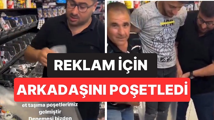 Tamam İnandık! Kurban Eti Poşetinin Sağlamlığını Kanıtlamak için Arkadaşını Poşetledi