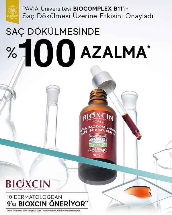 1. Saç dökülmesine karşı %100’e varan etki iddiasıyla Bioxcin Forte Serum'u mutlaka denemelisiniz!