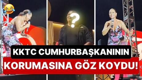 Yaptı Yine Yapacağını: Ödül Töreninde Sahne Alan Hülya Avşar, KKTC Cumhurbaşkanının Korumasına Yürüdü!