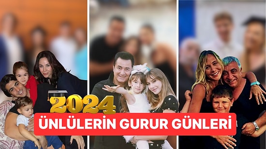Ünlü İsimlerin Gurur Dolu Günleri: Çocuklarının Mezuniyet Törenlerine Kimler Katıldı Kimler!