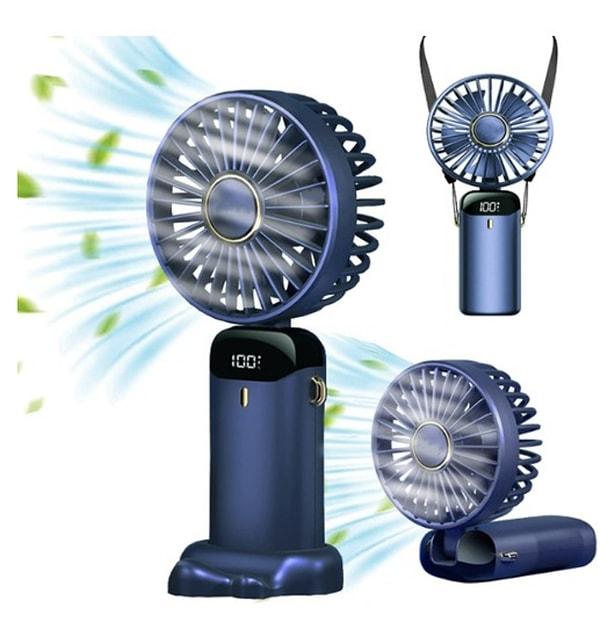 2. Chronus Mini El Fanı Taşınabilir Kişisel Fan