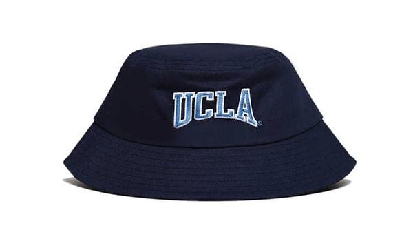 Ucla Lacivert Bucket Cap Nakışlı Unisex Şapka