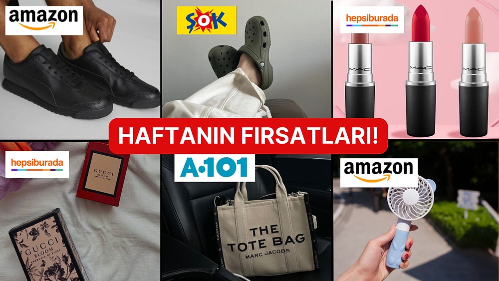 Haftanın Tüm İndirimleri Burada! Hepsiburada'dan Amazon'a Dikkat Çeken İndirimler ve Aktüel Katalogları