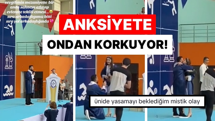 Genç Kızların Çocukluk Hayalini Yaşadı: Üniversite Mezuniyetinde Evlenme Teklifi Alan Şanslı Kadın