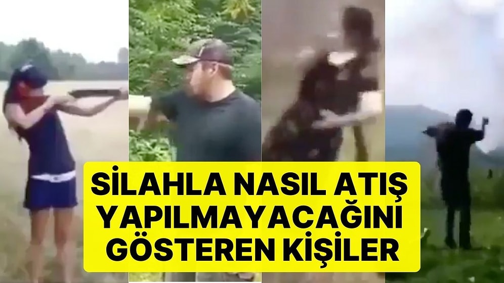 Silahla Birbirinden Kötü Atış Yapan Kişilerin Yaşadığı Tehlikeli Deneyim!