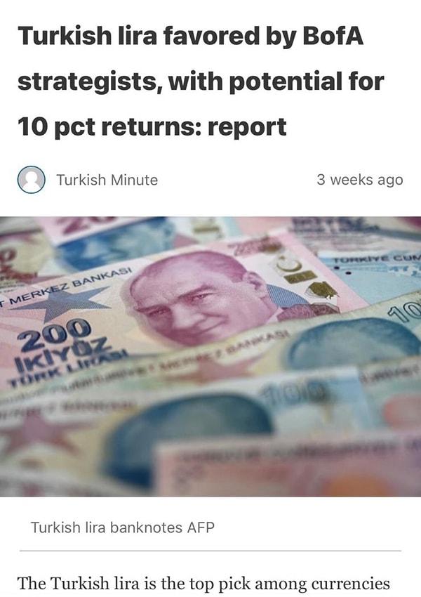 Bankanın, yatırımcılarına “Letter to investors” ismiyle yolladığı mektupta ‘Türkiye’de banka hesabı açın’ önerisi yer almış.