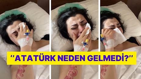 Genç Kadın Narkozun Etkisiyle Atatürk'ü Sorup Gözyaşlarına Boğuldu!