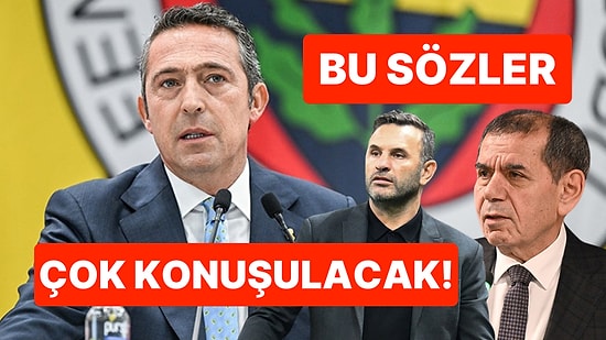 Çok Ağır Sözler! Ali Koç'tan Dursun Özbek ve Okan Buruk'a: "Patolojik Vaka Başkan, Örgüt Kırıntısı Hoca"