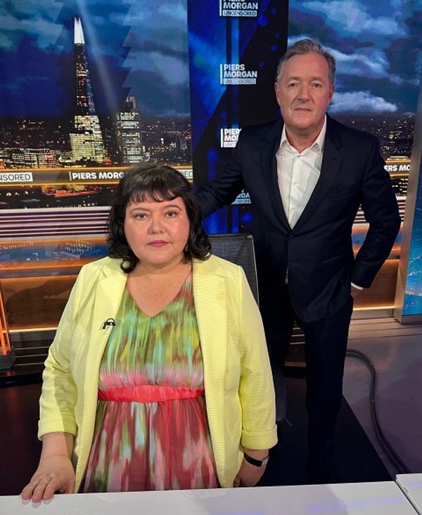 Fiona Harvey, the real-life inspiration for Martha, appeared on Piers Morgan's show.