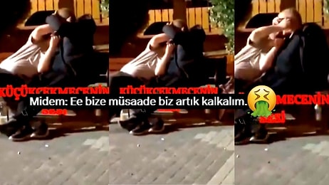 Küçükçekmece'de İki Dede Parkta Öpüşürken Görüntülendi