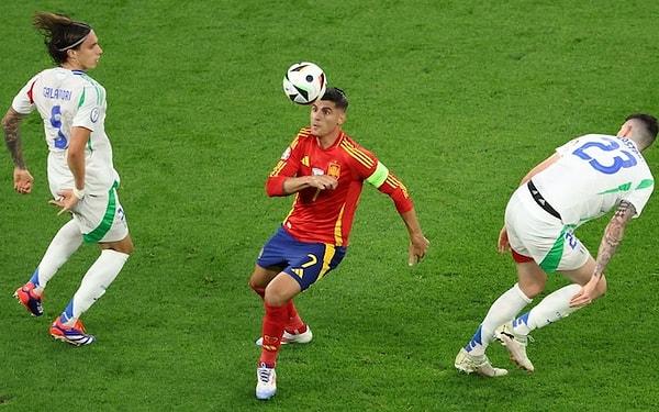 2024 Avrupa Futbol Şampiyonası (EURO 2024) B Grubu ikinci maçında İspanya, İtalya’yı 1-0 mağlup ederek son 16’ya kalmayı garantiledi.