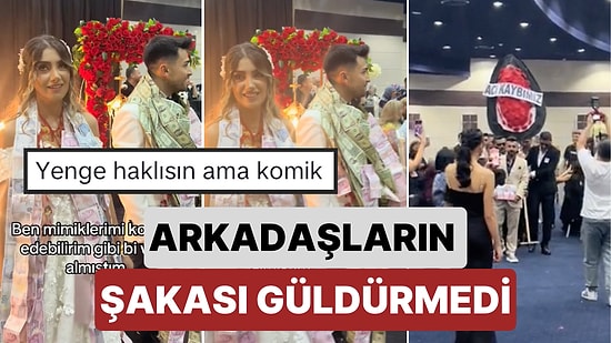 Mimiklerini Kontrol Edemedi: Damadın Arkadaşlarının Düğünde Yaptığı Şaka Gelinin Sinirlerini Bozdu