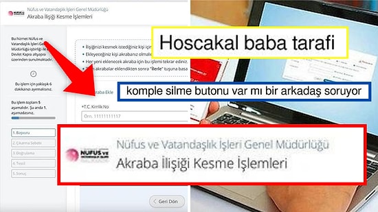 Bir Bilgisayar Mühendisi Tarafından Oluşturulan E-Devlet Akraba İlişik Kesme Sayfası Goygoy Malzemesi Oldu