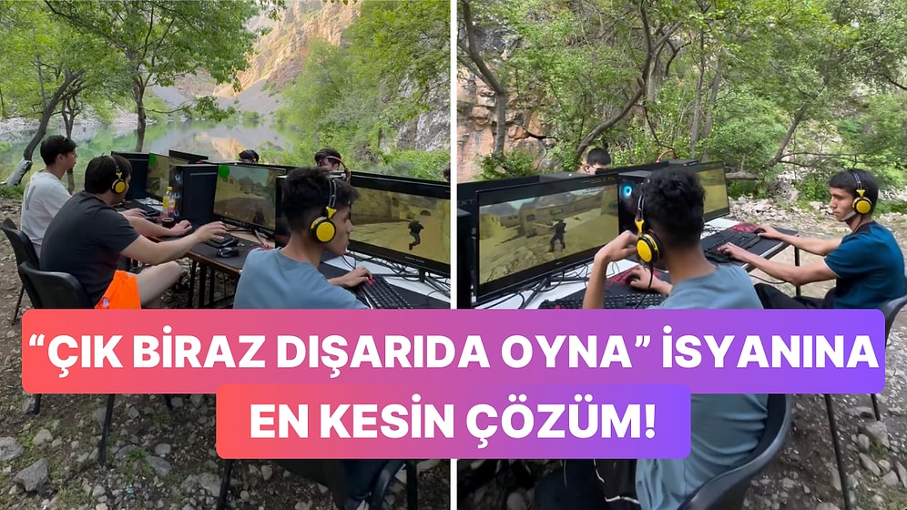 CS 1.6 Oynamak İçin Nehir Kenarına Full Sistem Kuran Ekibin Kıskançlıktan Çatlatan Oyun Keyfi