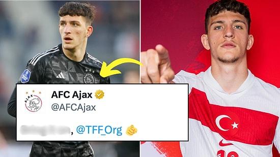 Ajax'tan TFF'ye Tepki: Milli Takım'da Süre Bulamayan Ahmetcan Kaplan'ı Öne Çıkardılar