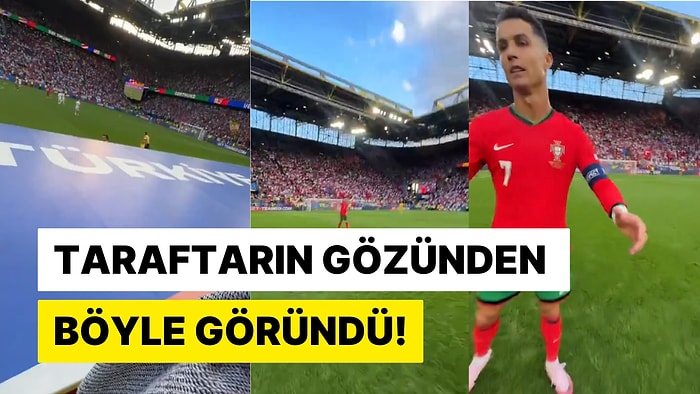 Ronaldo'yla Fotoğraf Çekilmek İçin Sahaya Atlayan Taraftarın Kendi Kamerasından Çektiği Görüntüler Paylaşıldı!