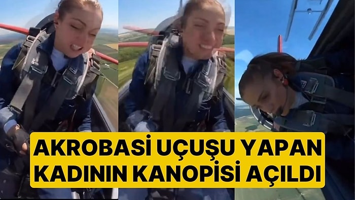 Akrobasi Uçuşu Yapan Hollandalı Kadın Pilotun Kanopisi Açıldı! Uçağı Sakince Yere İndirmeyi Başardı