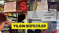 Sürekli Soru Sorulmasından Bıkıp Çareyi Uyarı Asmakta Bulan Büfeciler Viral Oldu